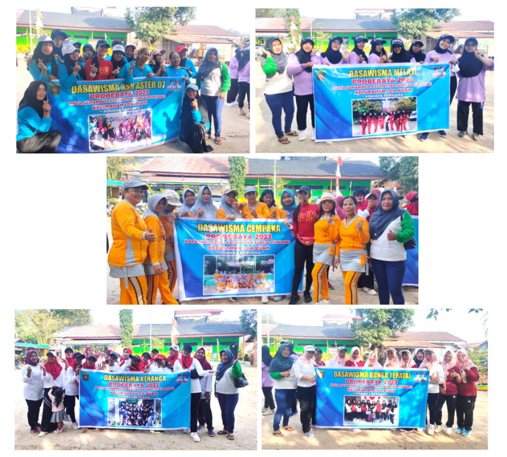 KUNJUNGAN KEGIATAN DASAWISMA POKMAS BERSAMA  KELURAHAN LOA BUAH