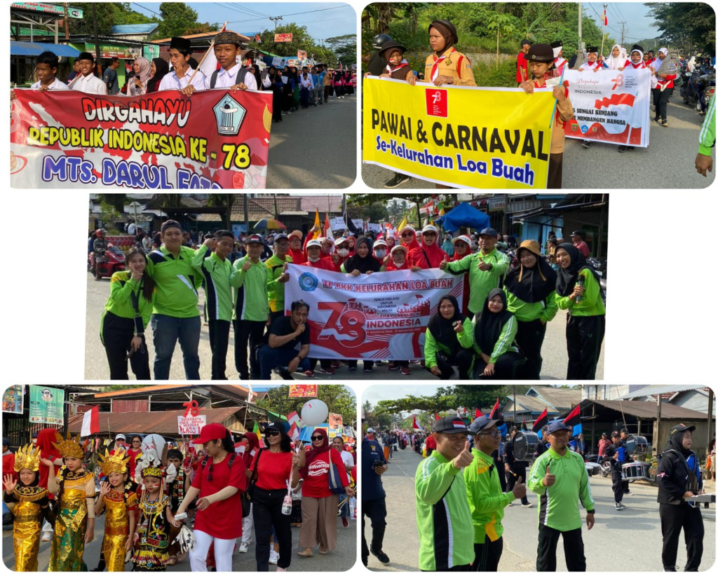 PAWAI DAN CARNAVAL DI WILAYAH KELURAHAN LOA BUAH