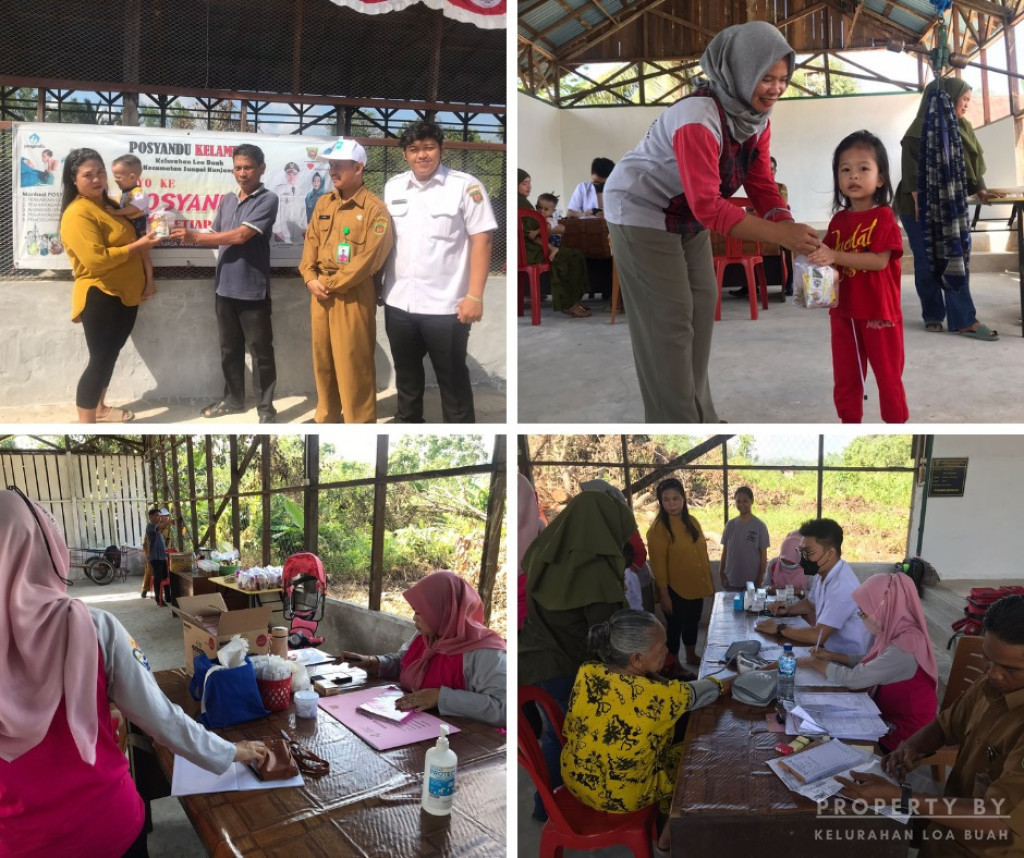 Penyerahan Tambahan Makanan Bergizi bagi Balita di RT 19 LOA KUMBAR