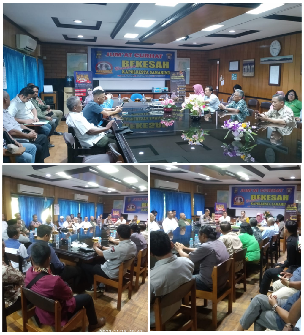 JUMAT CURHAT BEKESAH BERSAMA KAPOLRES KOTA SAMARINDA