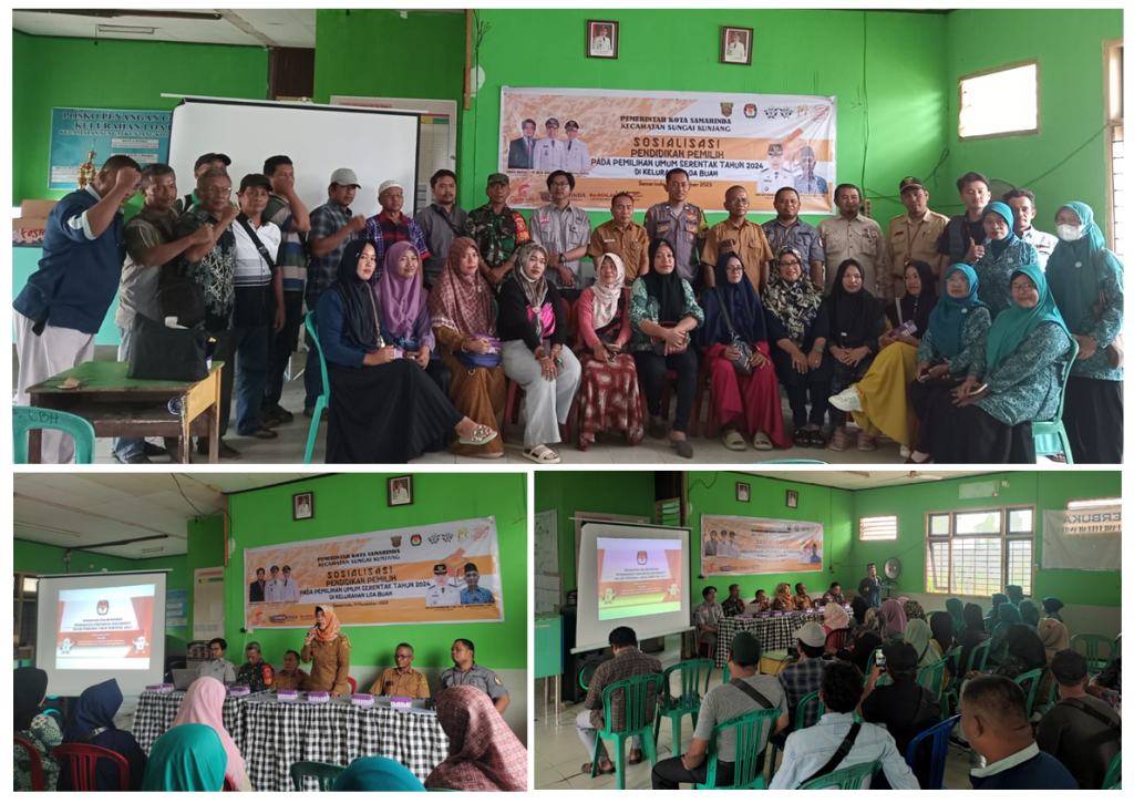 SOSIALISASI PEMILU 2024 DI KELURAHAN LOA BUAH