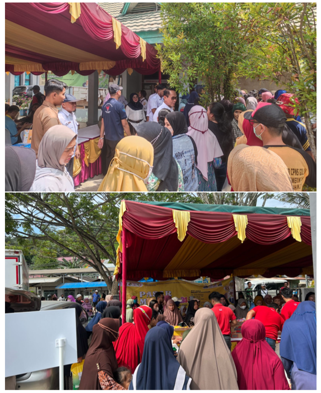 Kegiatan Pasar Murah Ramadhan 1445 H di Kelurahan Loa Buah