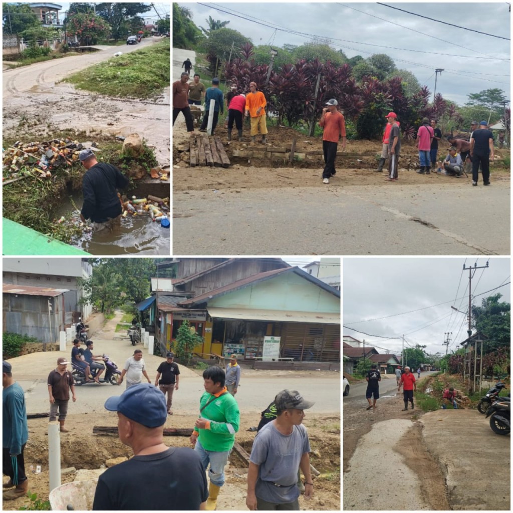 GOTONG ROYONG PARIT DEPAN KUBURAN DAN SEKITARNYA
