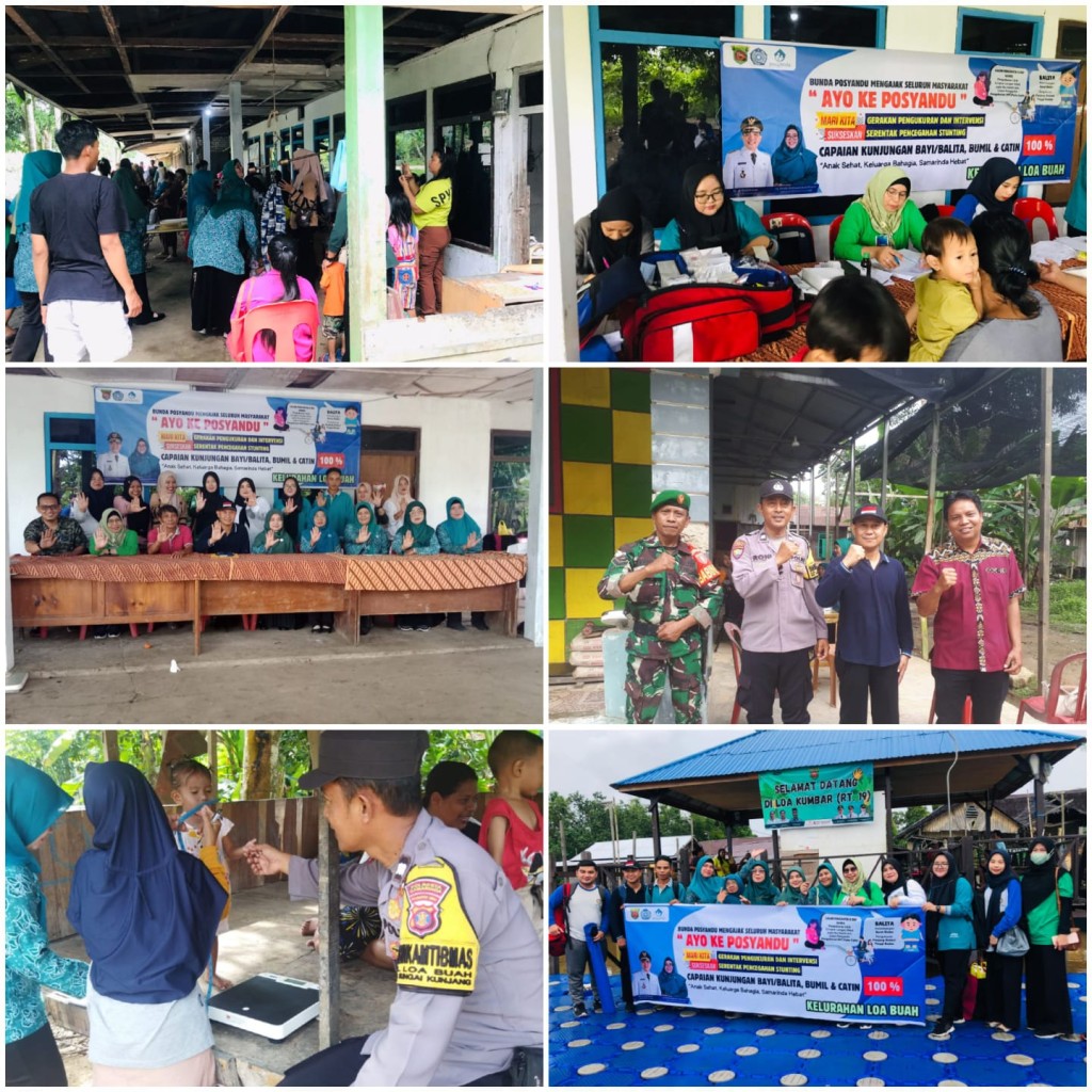 BUKA POSYANDU SERENTAK KOTA SAMARINDA (POSYANDU SENDAWAR DAN LOA KUMBAR)