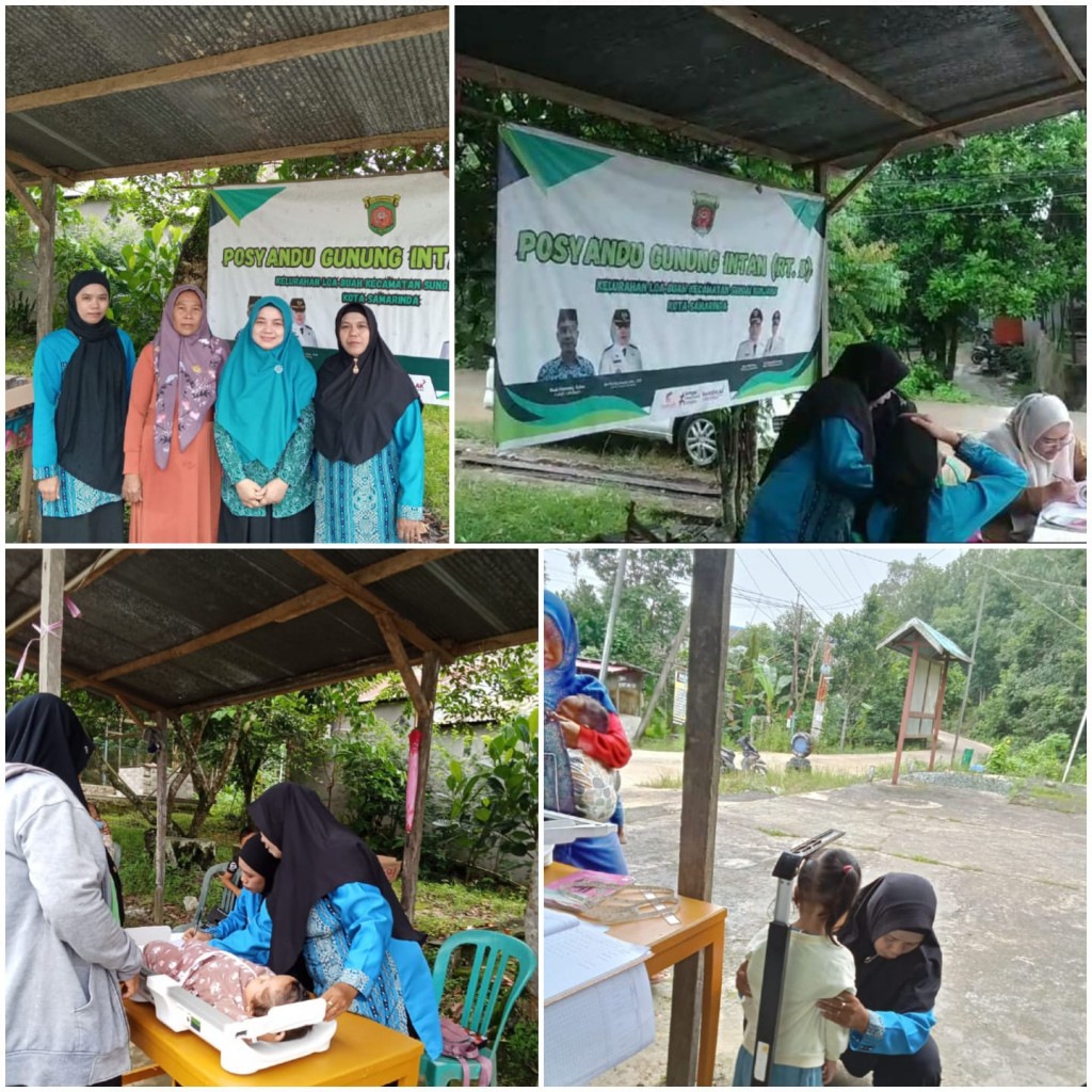 GIAT POSYANDU DI KELURAHAN LOA BUAH (Posyandu Gunung Intan)