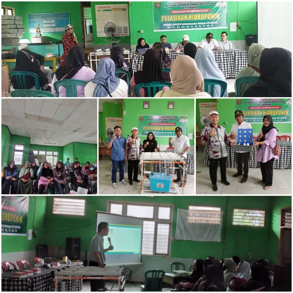 GIAT PROBEBAYA 2024 KELURAHAN LOA BUAH (PELATIHAN HIDROPONIK POKMAS BERSATU)