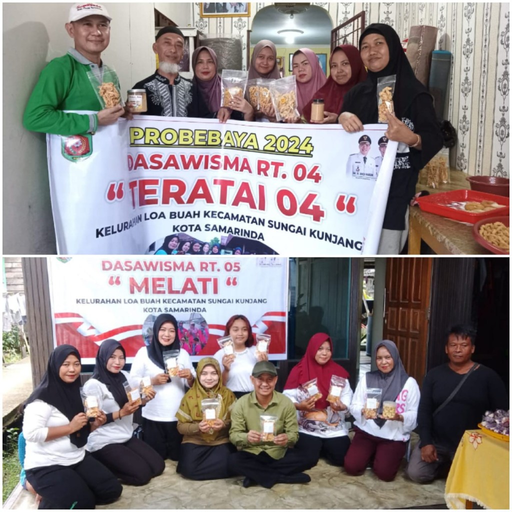 GIAT PROBEBAYA 2024 KELURAHAN LOA BUAH (PENGOLAHAN KUE KERING POKMAS BERSAMA UNTUK DASAWISWA)