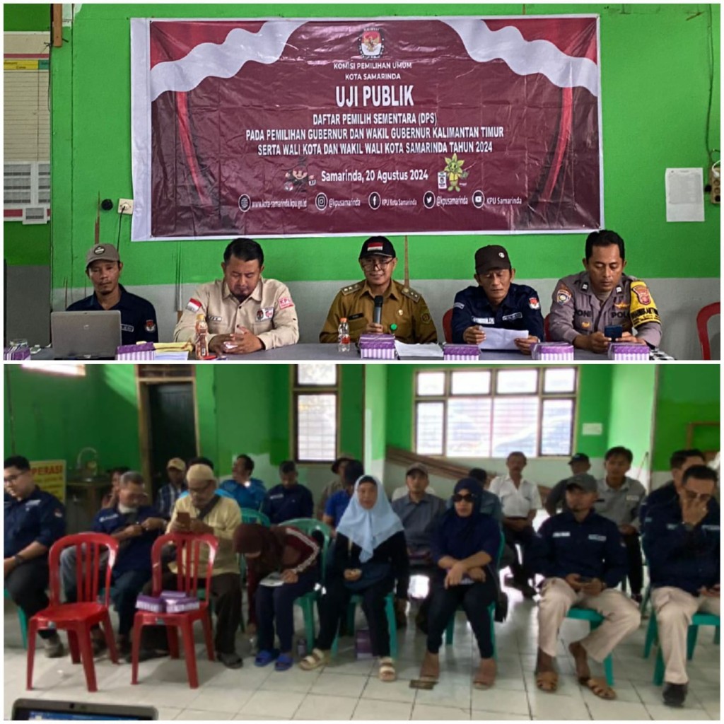 UJI PUBLIK DAFTAR PEMILIH SEMENTARA PEMILU 2024  DI KELURAHAN LOA BUAH