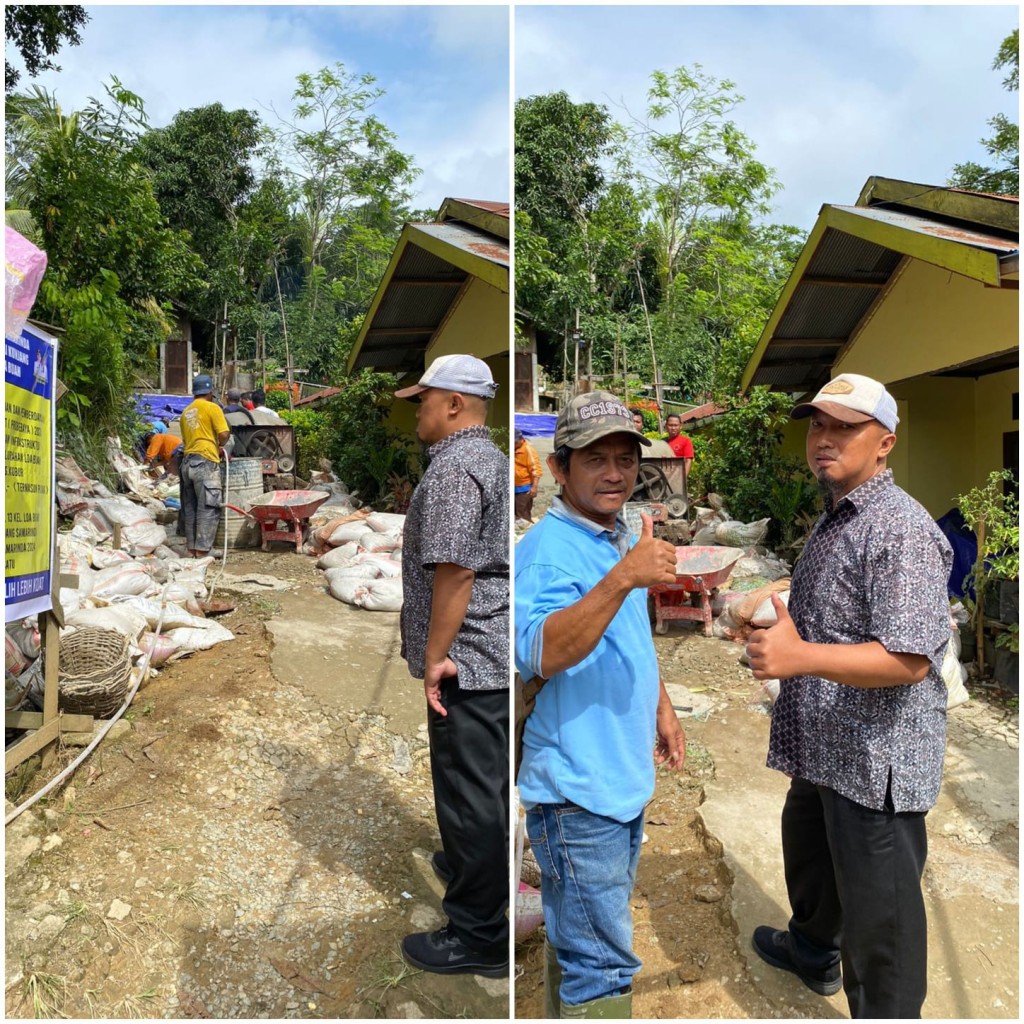 GIAT PROBEBAYA KELURAHAN LOA BUAH 2024: Pengecoran Gang Kuburan