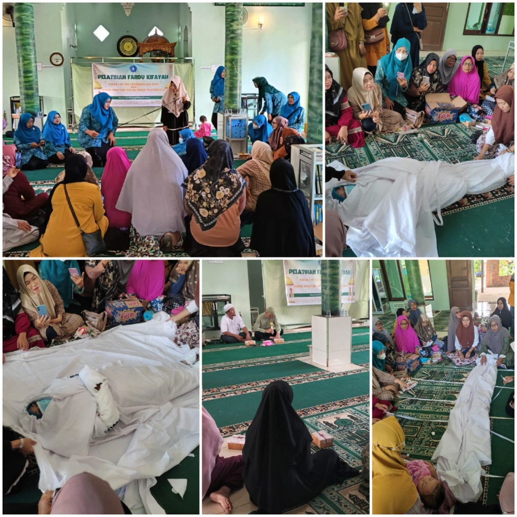 PELATIHAN FARDHU KIFAYAH OLEH PKK KELURAHAN LOA BUAH DAN RUKUN KEMATIAN BAITUL MUSYAROFAH