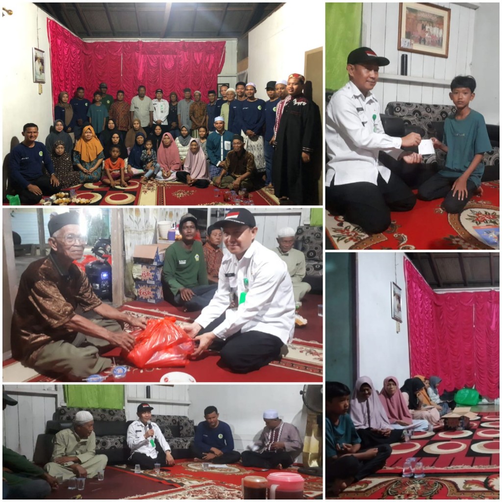 PENYERAHAN BANTUAN UNTUK WARGA DAN ANAK YATIM BERKAH GANG HIJRAH BERSHOLAWAT