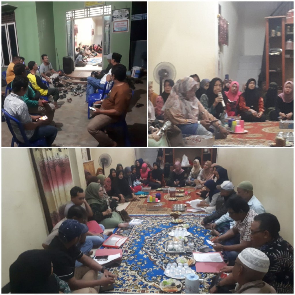 REMBUK WARGA LANJUTAN DI RUMAH KETUA RT. 08 KELURAHAN LOA BUAH