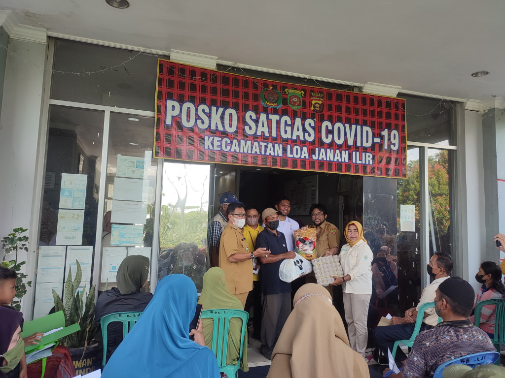 Pembagian Kartu SSN di Kecamatan Loa Janan Ilir