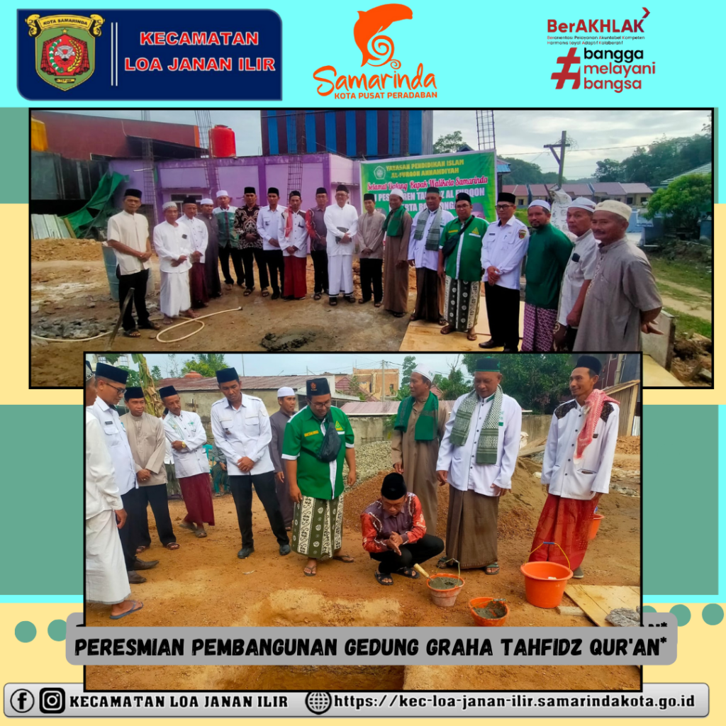 Meresmikan Pembangunan Gedung GRAHA TAHFIDZ QUR'AN