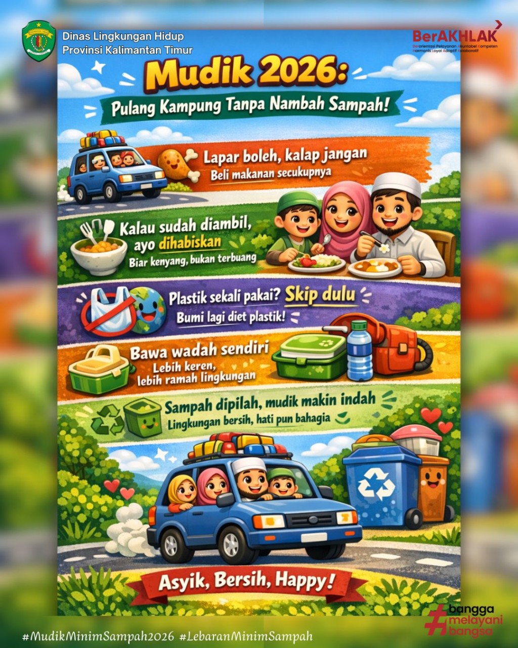 Mudik 2026 : Pulang Kampung Tanpa Nambah Sampah!