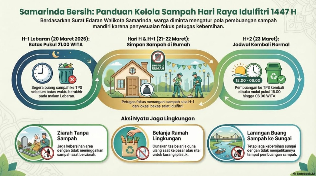 Samarinda Bersih: Panduan Kelola Sampah Hari Raya Idulfitri 1447H