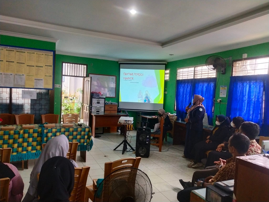 Sosialisasi Kanker oleh Yayasan Kanker Indonesia kepada Seluruh Pegawai Kelurahan Lok Bahu dan TP-PKK Kelurahan lok bahu Kamis 07 Juni 2022 💪Salam sehat