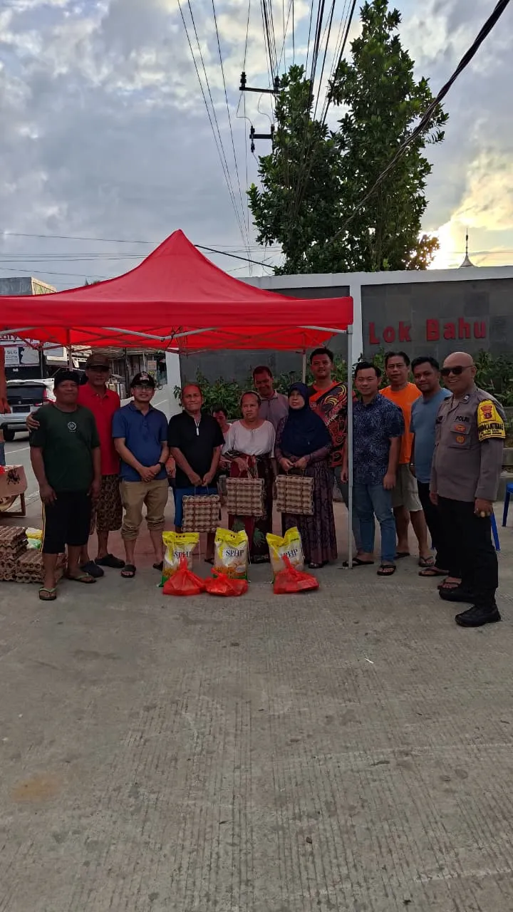 Bantuan bagi korban musibah kebakaran di Jl. Revolusi