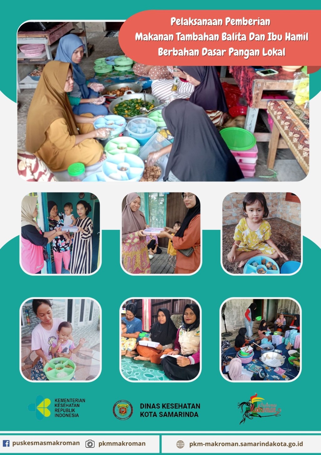 PEMBERIAN MAKANAN TAMBAHAN BALITA DAN IBU HAMIL BERBAHAN DASAR PANGAN LOKAL
