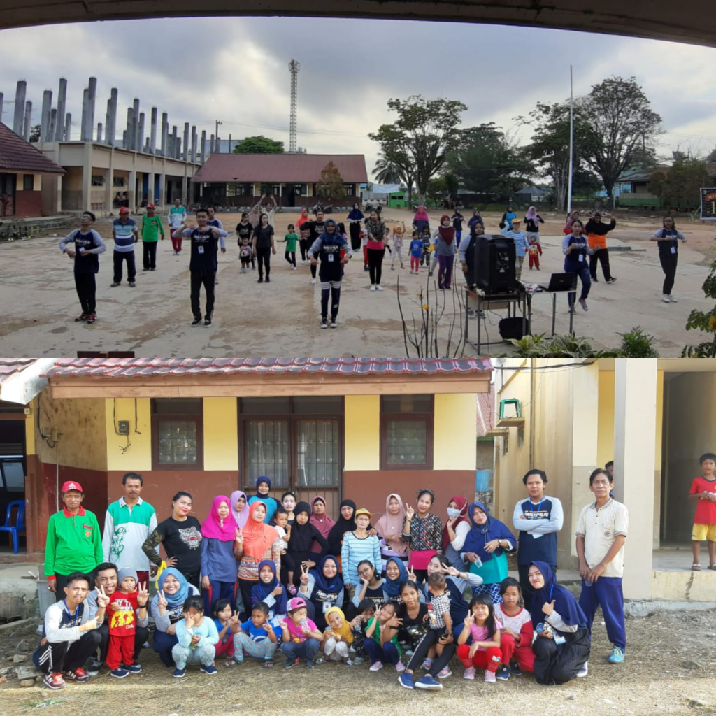 Senam Pagi Minggu Ceria Di Halaman SDN 009 Samarinda Seberang