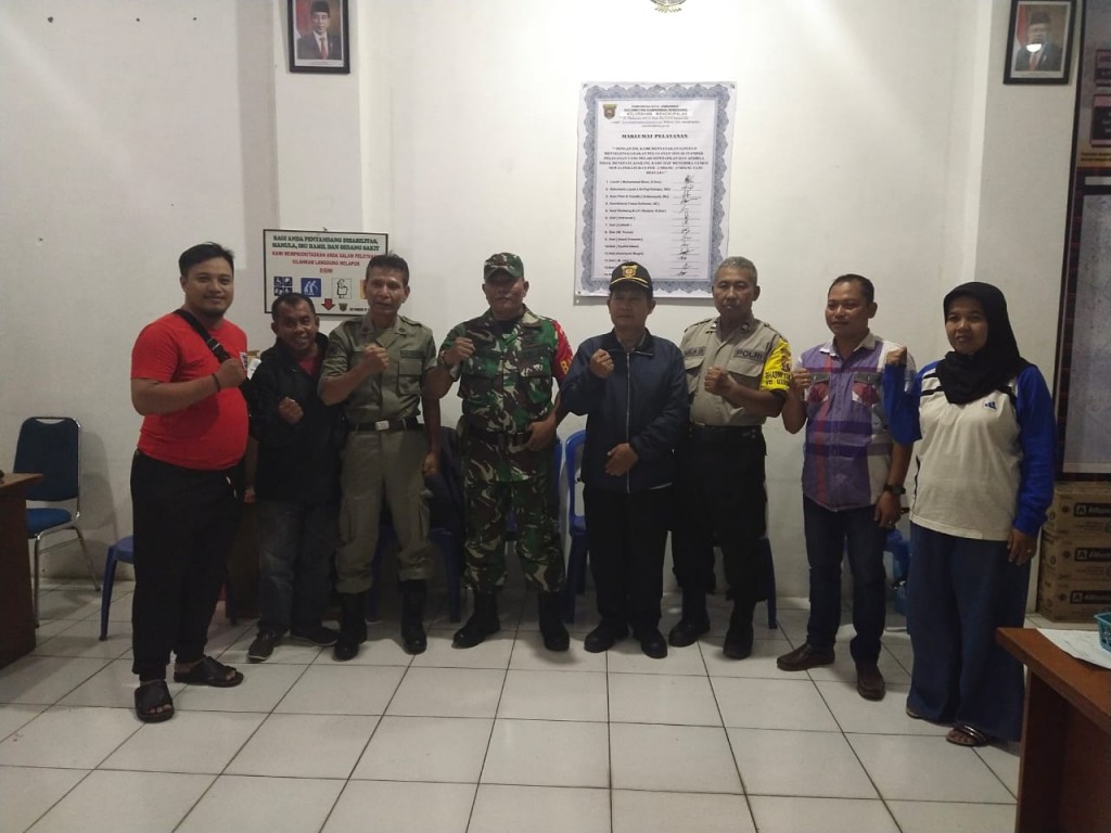Kunjungan Monitoring Tim K3 Keamanan, Ketertiban dan Kebersihan lingkungan RT.17, RT.18 dan RT.19