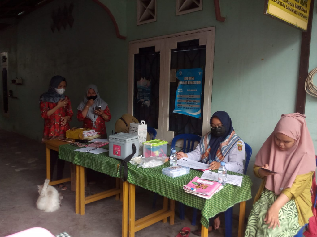 Kunjungan dan Monitoring Kegiatan Posyandu Gabus B di lingkungan RT.07 Kelurahan Mangkupalas