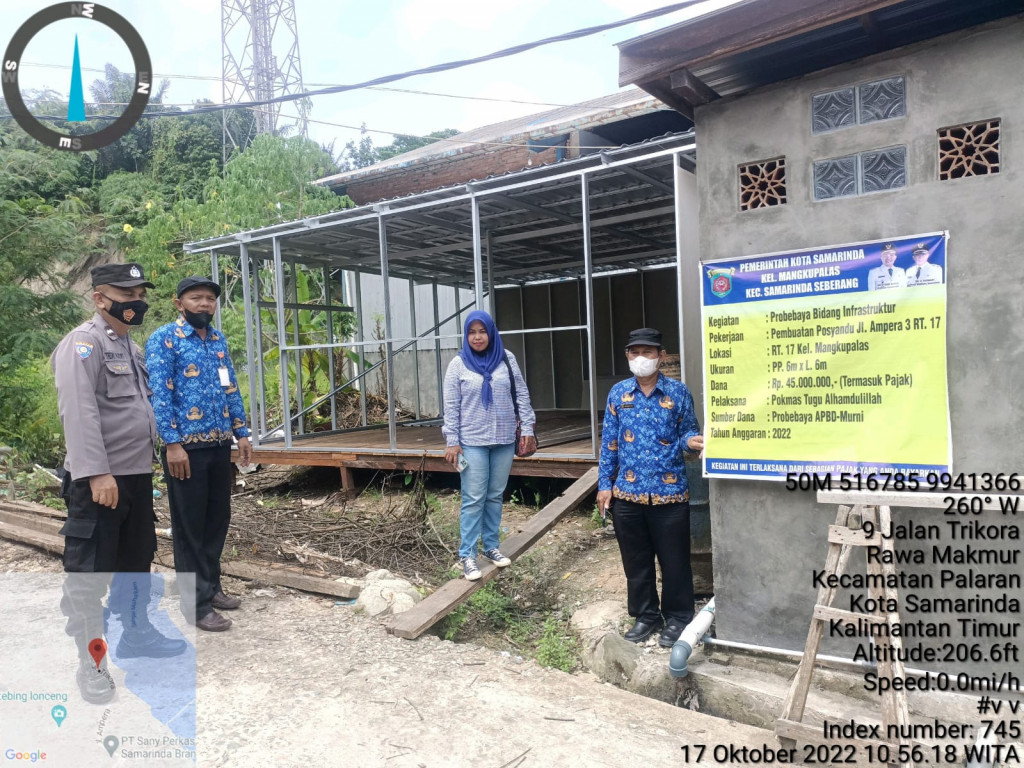 Monitoring Lurah, Babinkamtibmas dan Petugas Tim Pendamping Probebaya Kelurahan Mangkupalas