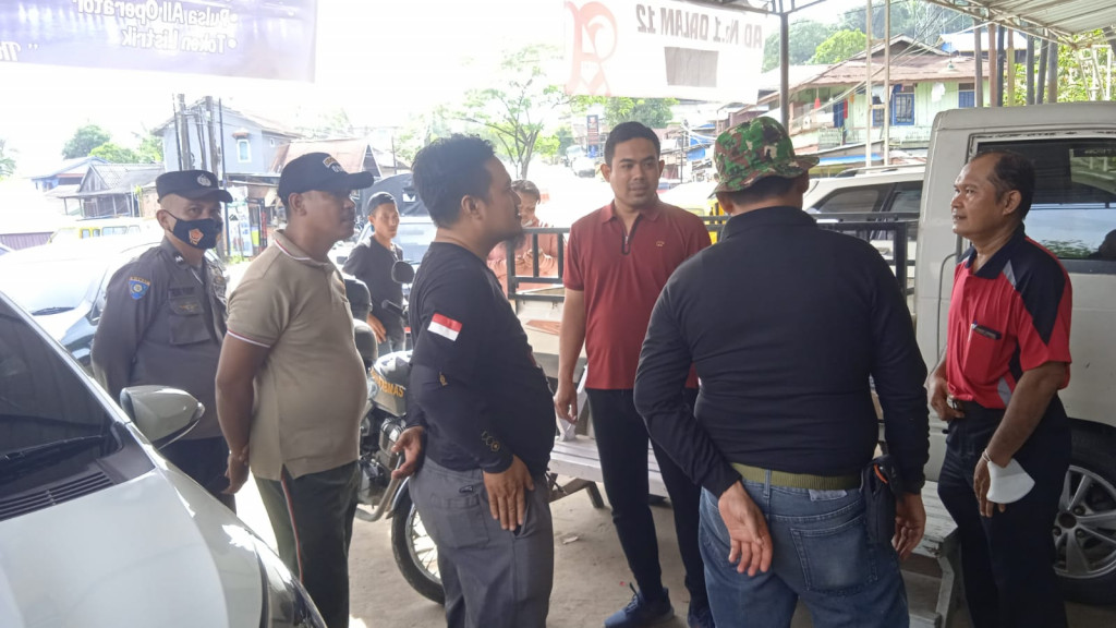 Lurah Mangkupalas Bpk.Muhammad Noor,S.Sos Menyambut Kedatangan Camat Samarinda Seberang Beserta Jajaran.