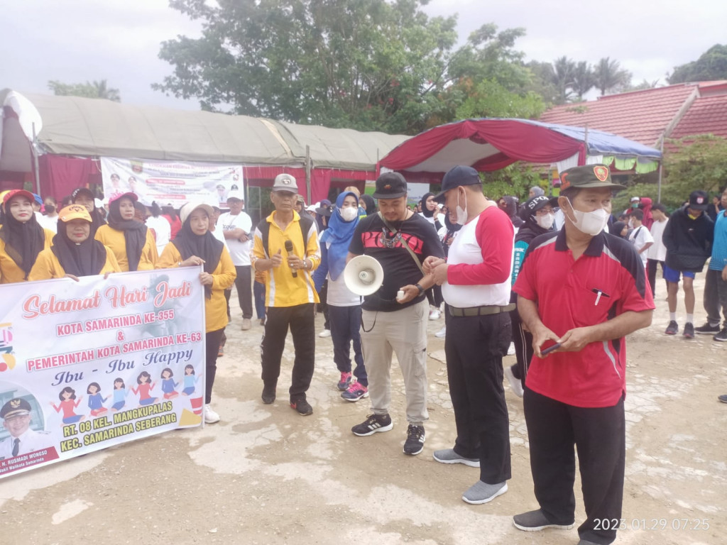 Kegiatan Memperingati Hari Ulang Tahun Kota Samarinda ke355 dan Hari Ulang Tahun Pemerintah Kota Samarinda ke63 Tahun 2023 di Kelurahan Mangkupalas