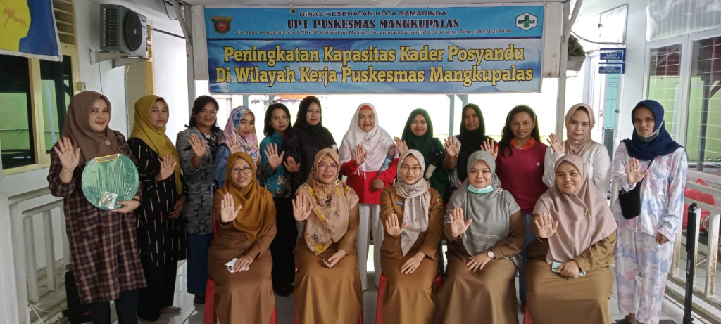 Pertemuan Peningkatan Kapasitas Kader Posyandu Diwilayah Kerja Puskesmas Mangkupalas