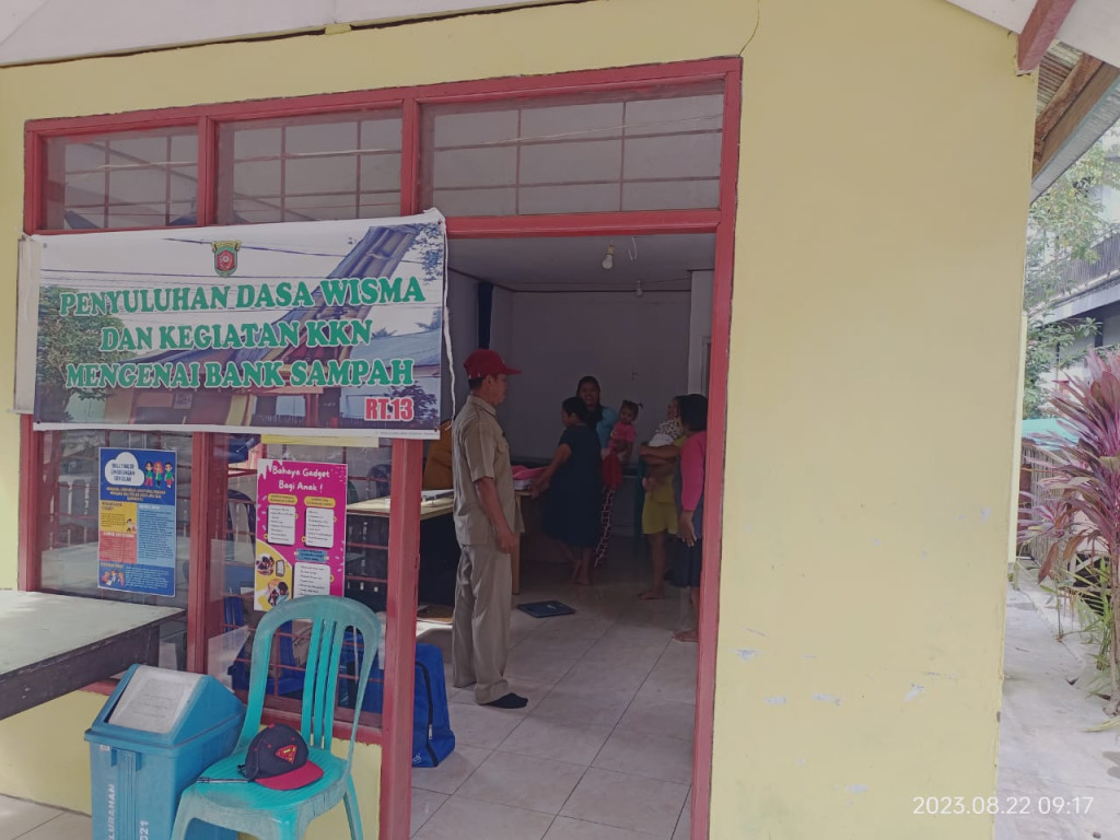 Giat Posyandu TUNA.B RT.13 Kel.Mangkupalas