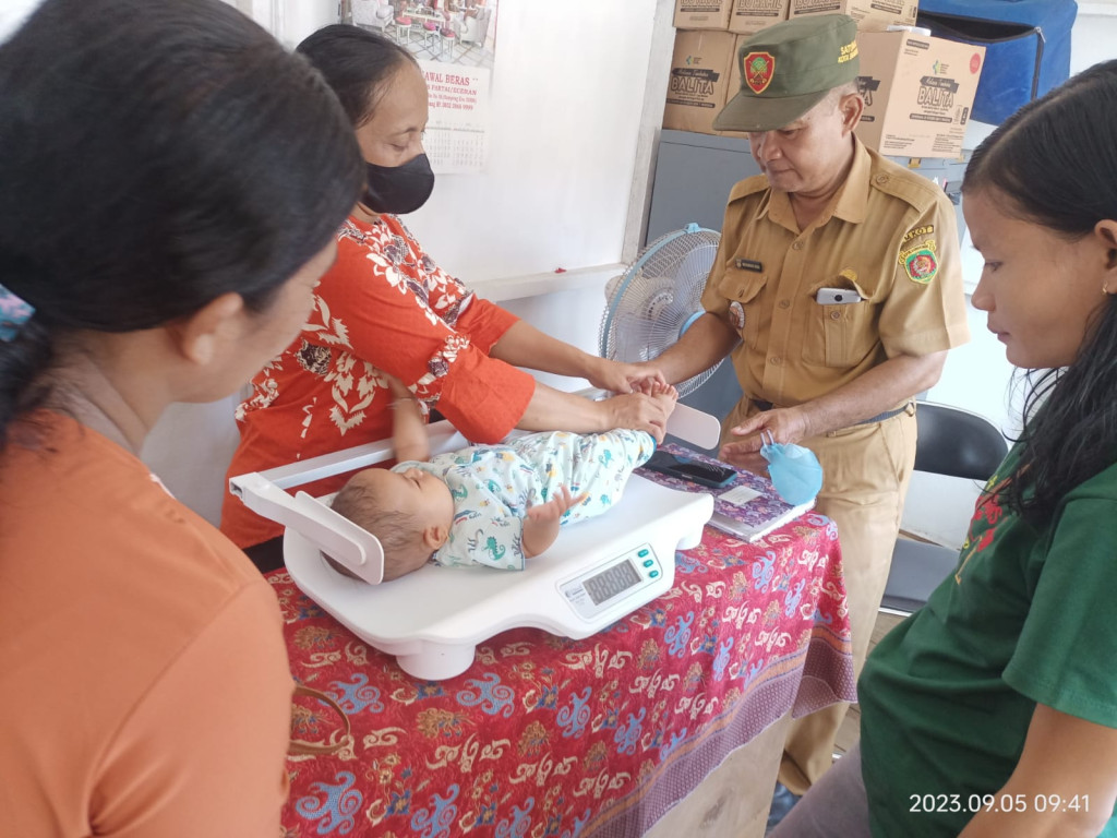Giat posyandu Tuna A di Rt 18