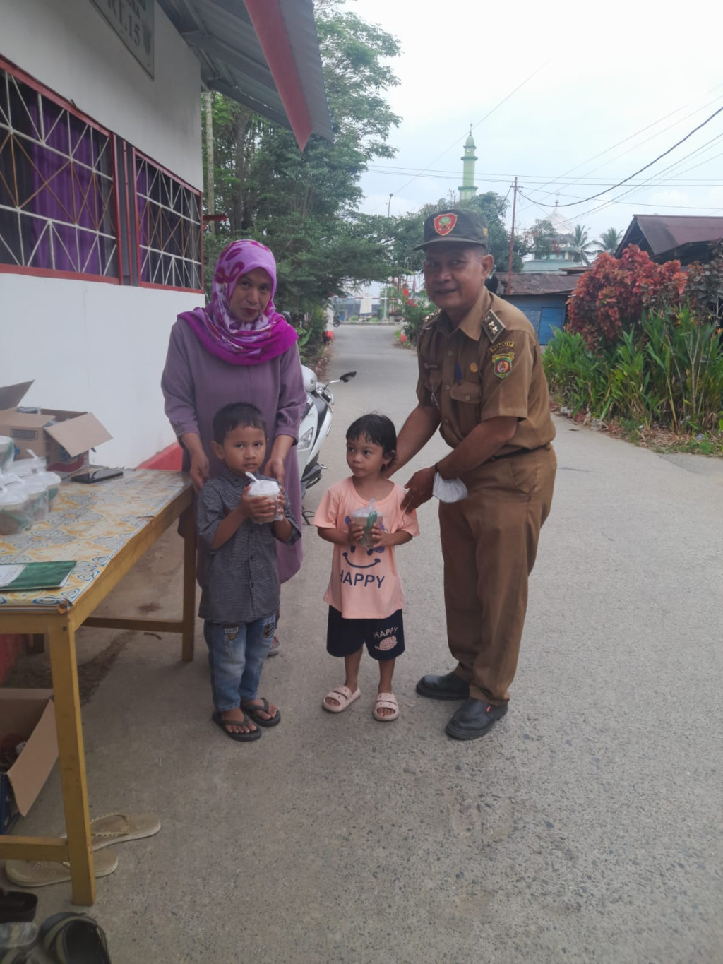 Kegiatan Posyandu Tongkol di RT 15