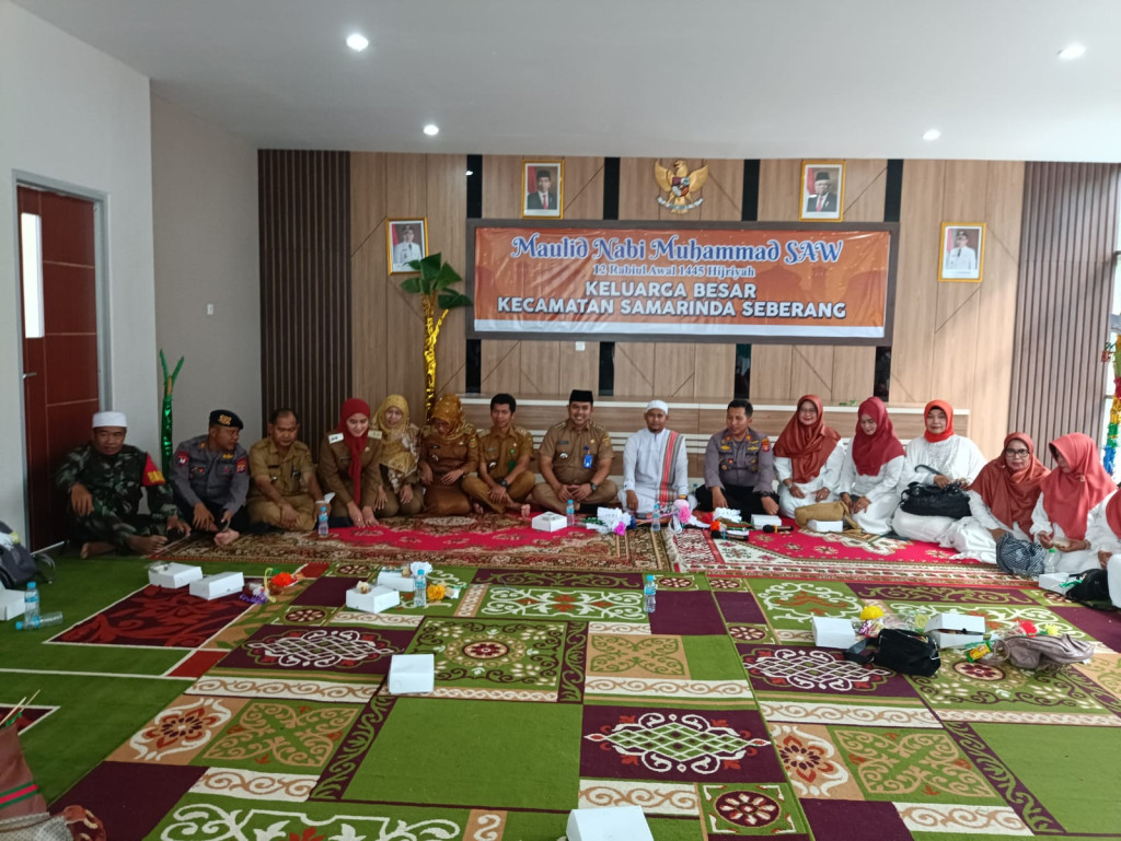Giat memperingati Maulid Nabi Muhammad SAW di Kecamatan Samarinda Seberang