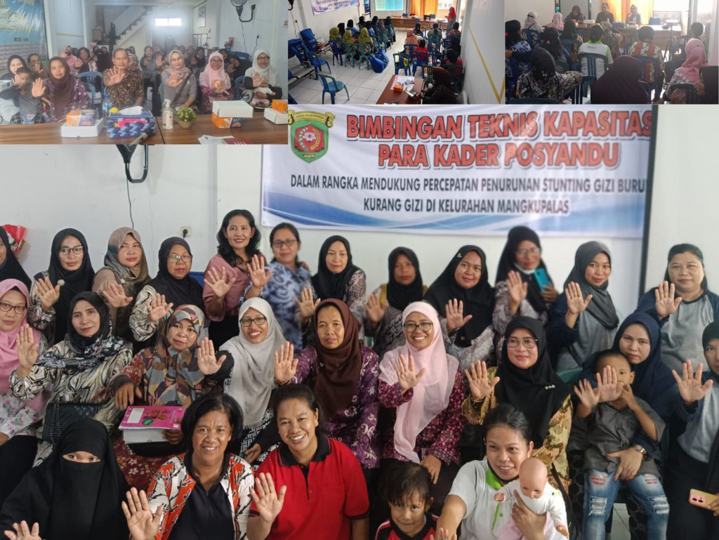 Bimbingan Teknis Untuk Peningkatan Kapasitas Kader Posyandu Kelurahan mangkupalas