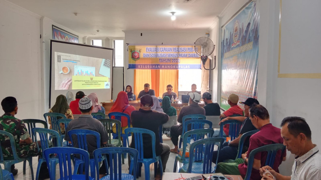 Giat Evaluasi Capaian Realisasi PBB-P2 & Sosialisasi Sensus Pajak Daerah Tahun 2023