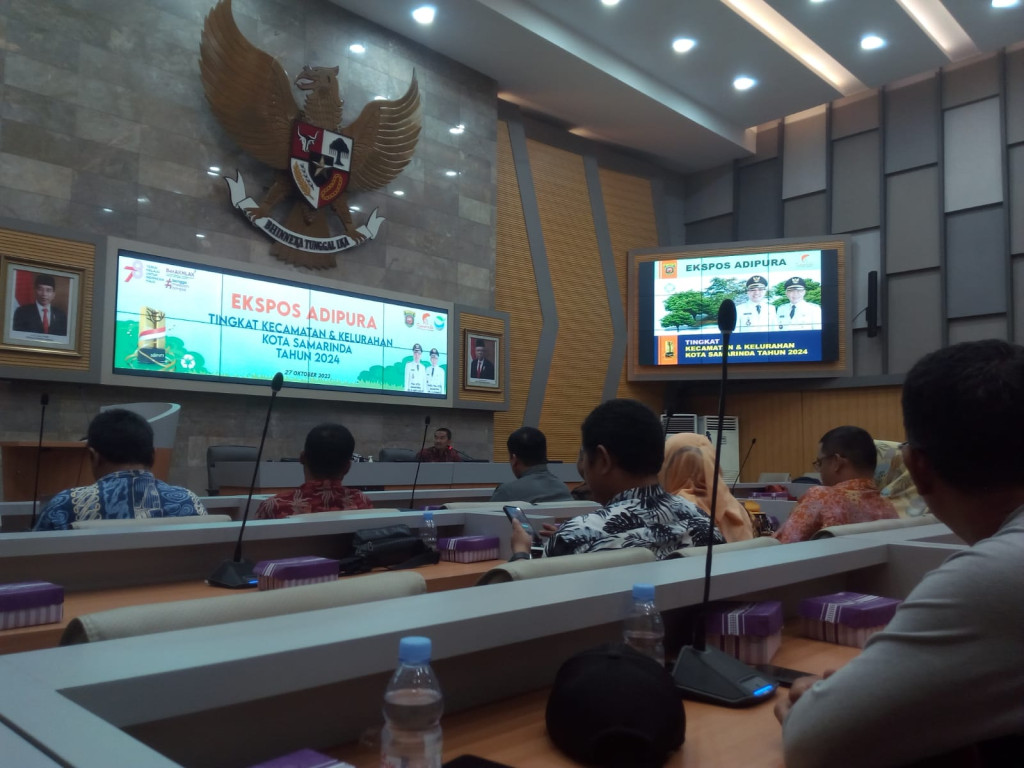 Lurah Mangkupalas mengikuti kegiatan Ekspos Adipura Tingkat Kecamatan dan Kelurahan Kota Samarinda Tahun 2024