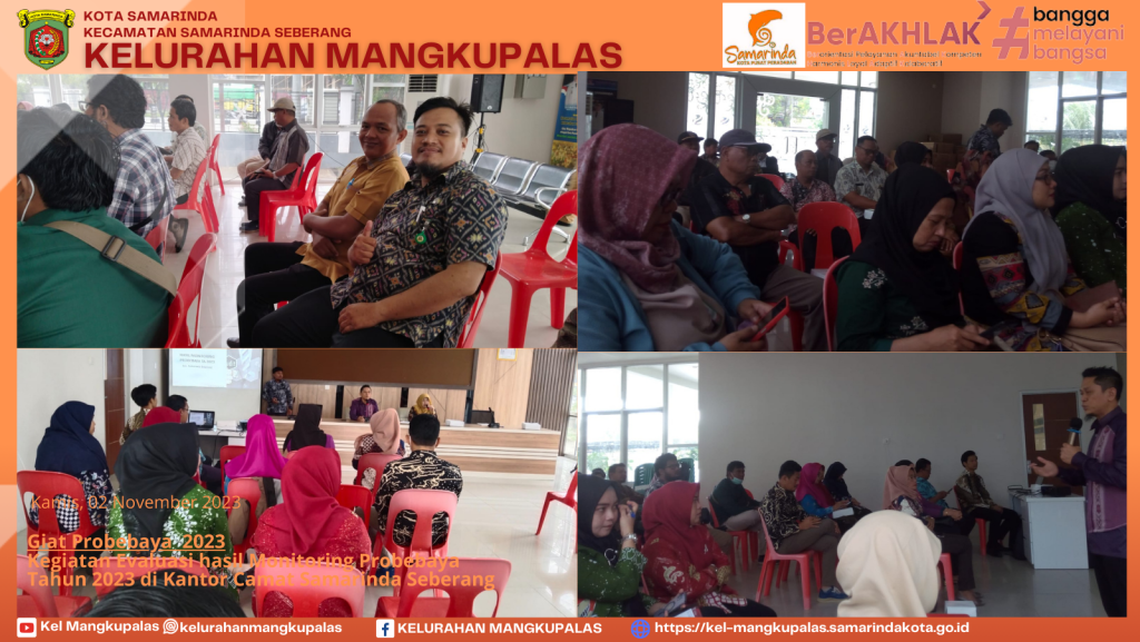 Kegiatan Evaluasi hasil Monitoring Probebaya Tahun 2023