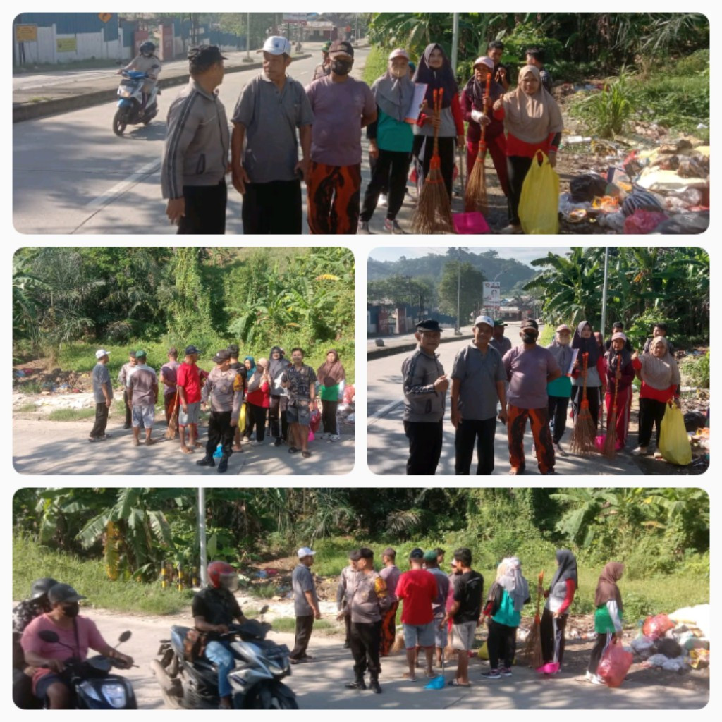 Kerja Bakti Gabungan RT 16 dan 17 Jl Ampera