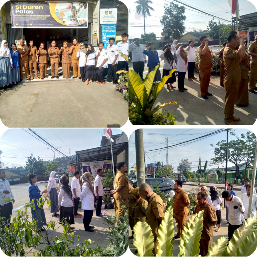 Giat senin  apel pagi di Kelurahan Mangkupalas
