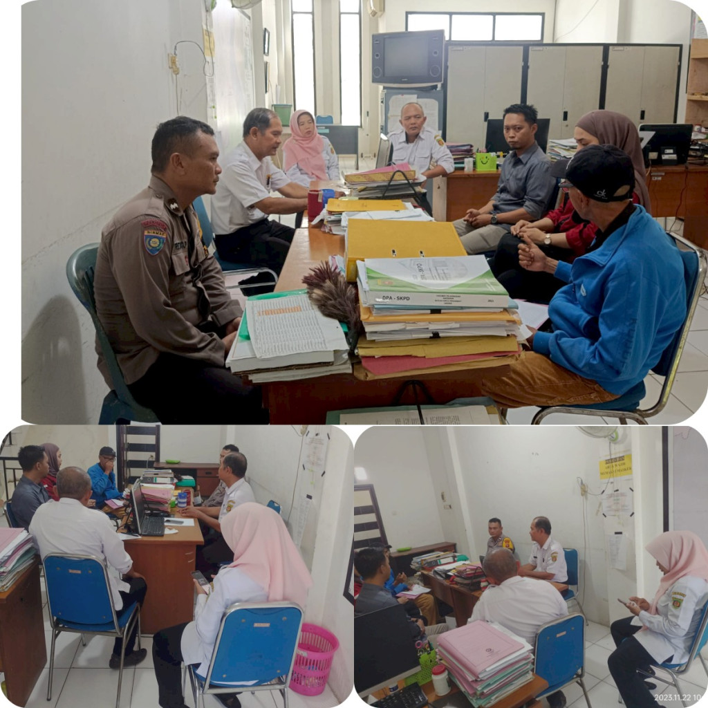 Rapat Koordinasi TPS Yang ada di Kelurahan Mangkupalas