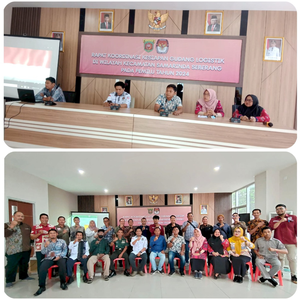 Rapat Koordinasi Kesiapan Gudang Logistik di Wilayah Kecamatan Samarinda Seberang