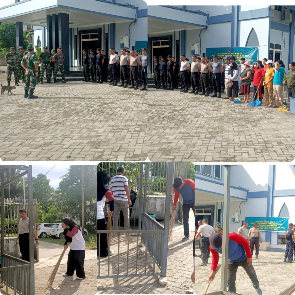 Giat Gotong Royong Gabungan di Gereja Moria
