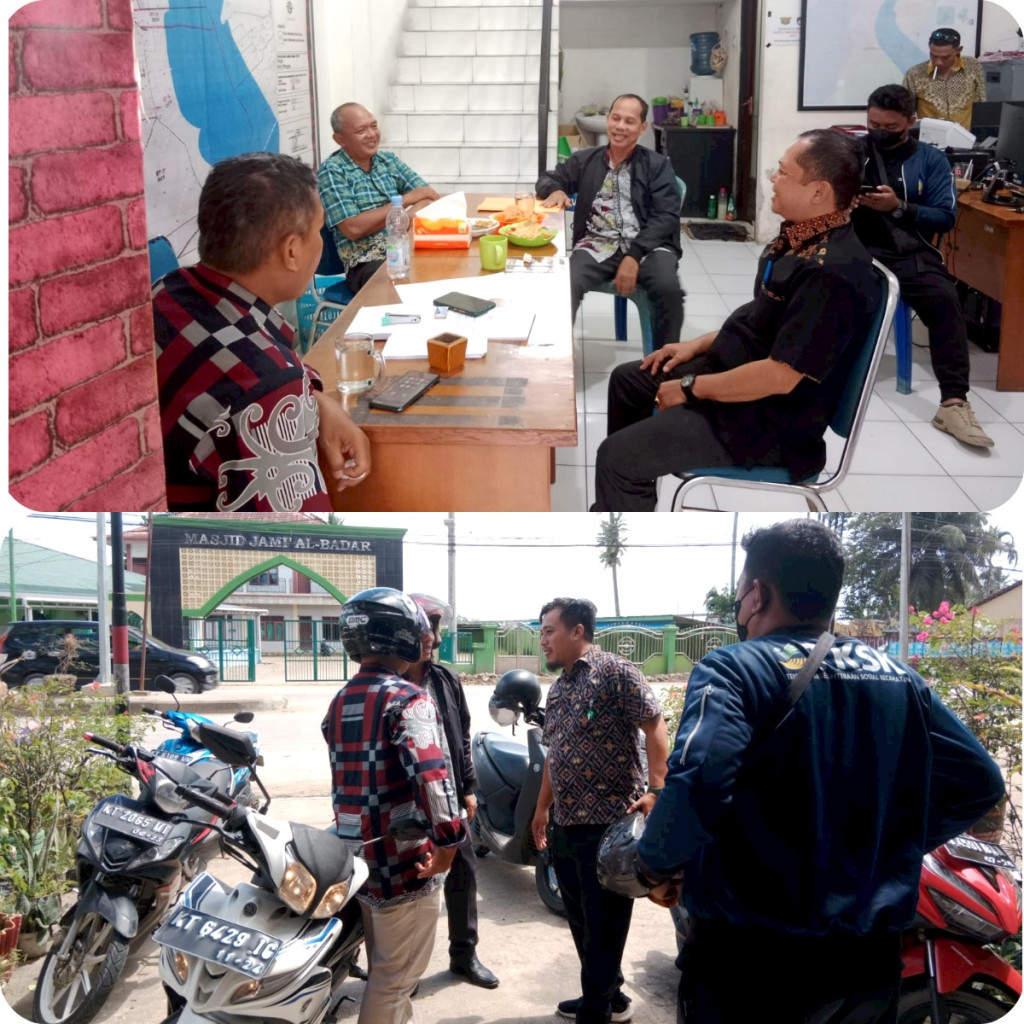 kunjungan dari Dinas Sosial membahas mengenai orang Terlantar
