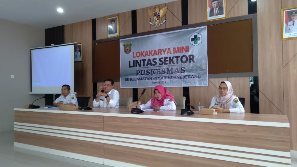 Loka karya mini lintas sektor puskesmas se-kecamatan samarinda seberang
