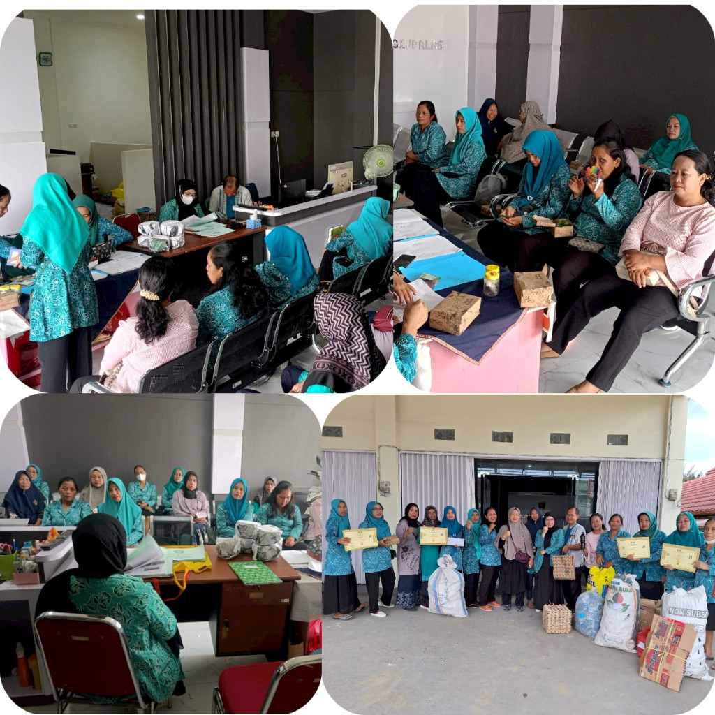 Pertemuan Rutin PKK & Penimbangan Sampah Bernilai bulan Desember 2023