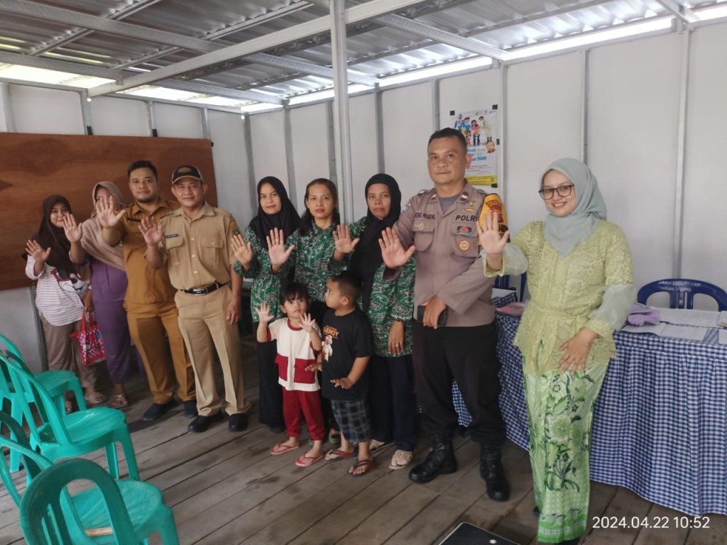 Monitoring kegiatan posyandu cakalang di RT 17