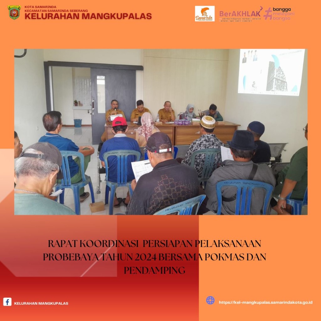 Rapat Koordinasi Persiapan Pelaksanaan Probebaya Tahun 2024