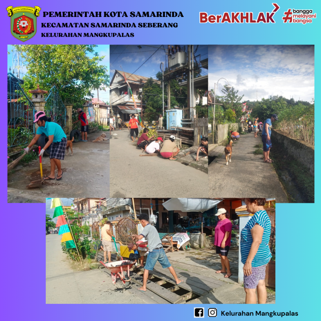 Giat Gotong Royong di lingkungan RT