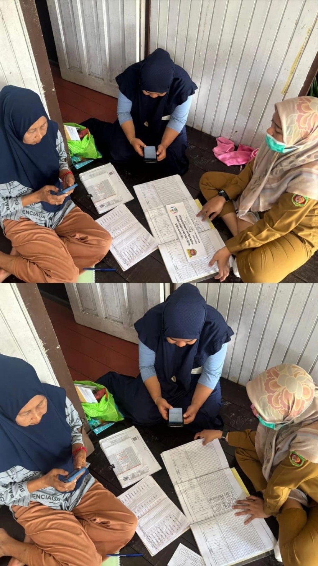 Pendampingan pengisian data sigizi kesehatan ibu dan anak  e-ppbgm Kemenkes
